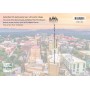 Souvenir Postcard (Pack of 50) - Asheville NC Aerial View with Scenic Collage