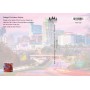 Souvenir Postcard (Pack of 50) - Raleigh North Carolina Pink Neon Skyline