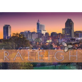 Souvenir Postcard (Pack of 50) - Raleigh North Carolina Autumn Skyline Souvenir Postcard (Pack of 50) - Raleigh North Carolina Autumn Skyline