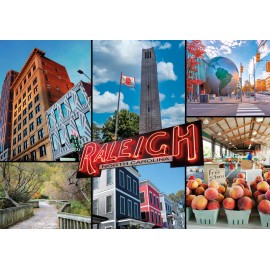 Souvenir Postcard (Pack of 50) - Raleigh North Carolina Urban Photo Collage Souvenir Postcard (Pack of 50) - Raleigh North Carolina Urban Photo Collage