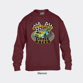 Gildan Youth Heavyweight Blend Crew Sweater - Charlotte Little Racer Gildan Youth Heavyweight Blend Crew Sweater - Charlotte Little Racer
