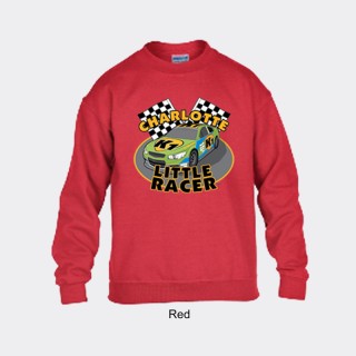 Gildan Youth Heavyweight Blend Crew Sweater - Charlotte Little Racer Gildan Youth Heavyweight Blend Crew Sweater - Charlotte Little Racer