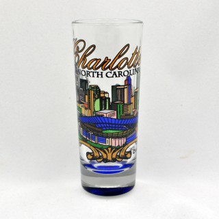 Tall Clear Shooter- Charlotte Art Tall Clear Shooter- Charlotte Art