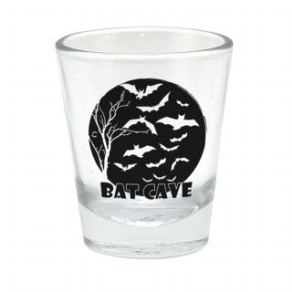 2 Oz. Shot Glass - Bat Cave 2 Oz. Shot Glass - Bat Cave