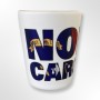 2 Oz. Ceramic White Shot - North Carolina Flag Letters