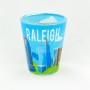 2 Oz. Shot Glass - Raleigh Metro Skyline
