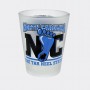 2 Oz. Frosted Shot Glass - North Carolina Tar Heel State