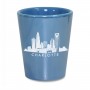 2 Oz. Ceramic Lustre Shot - Charlotte Skyline