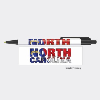 Colarama Pen - North Carolina Flag Letters Colarama Pen - North Carolina Flag Letters