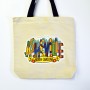 Canvas Tote Bag - Asheville Art Letters