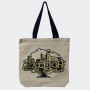 Canvas Tote Bag - Raleigh City of Oaks Tree Skyline