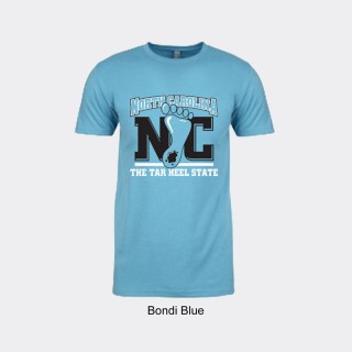 Next Level Blended Tee Shirt - North Carolina Tar Heel State Next Level Blended Tee Shirt - North Carolina Tar Heel State