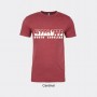 Next Level Blended Tee Shirt - Charlotte Letters Skyline