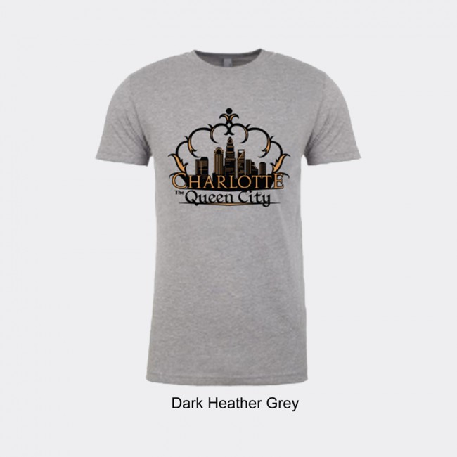 Next Level Blended Tee Shirt - Charlotte Crown Skyline