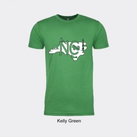 Next Level Blended Tee Shirt - North Carolina Icon Map Next Level Blended Tee Shirt - North Carolina Icon Map